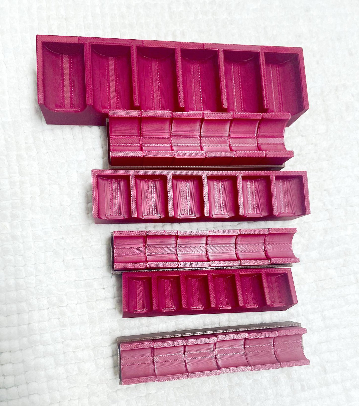 SET 1/4"-3/8"-1/2" Ratchet Extension Rest in Red