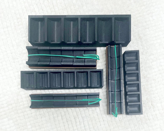 SET 1/4"-3/8"-1/2" Ratchet Extension SET in Black