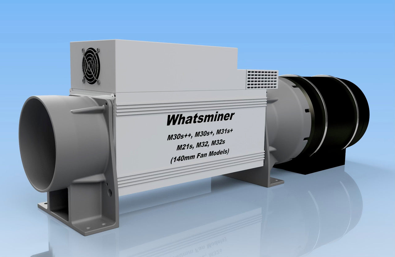 WHATSMINER 8”x 8' ASIC Fan Silencer / Cooling Kit (M##'s models)