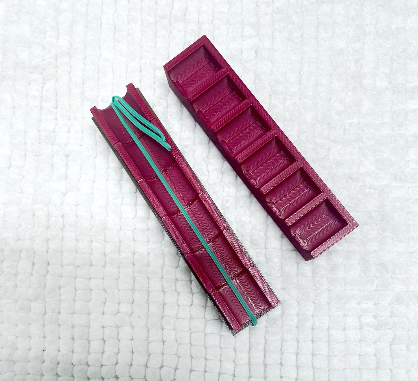 1/4" Ratchet Extensions Organizer in Red